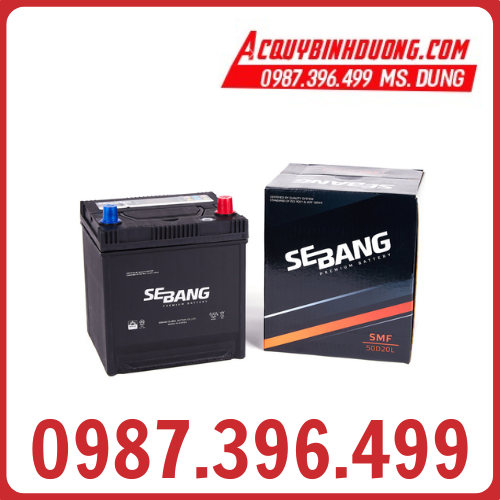 Ắc Quy SEBANG SMF 50D20L (12V-50ah)