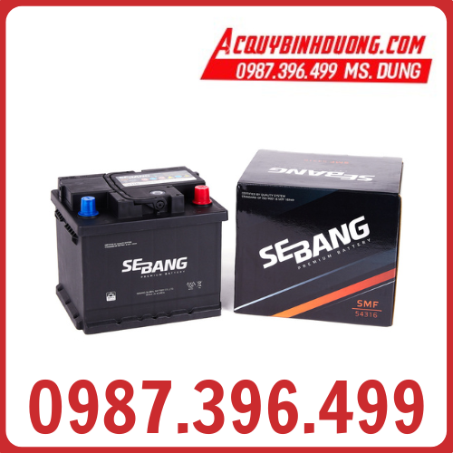 Ắc Quy SEBANG SMF 54316 DIN43 (12V-43ah)